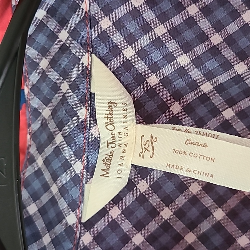 NWT Matilda Jane mens button up blue pony shirt. Size XS. - Picture 2 of 6